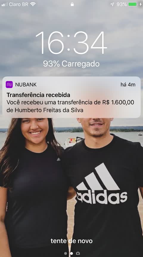 Pix recebido